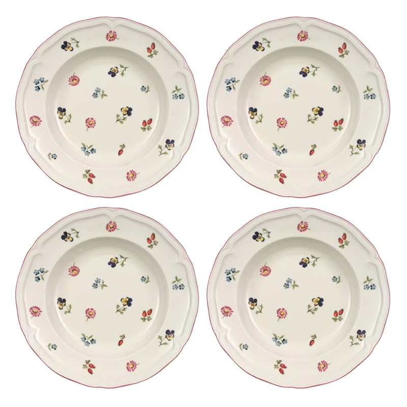 Petite Fleur Dyp Tallerken 23 cm 4-pk