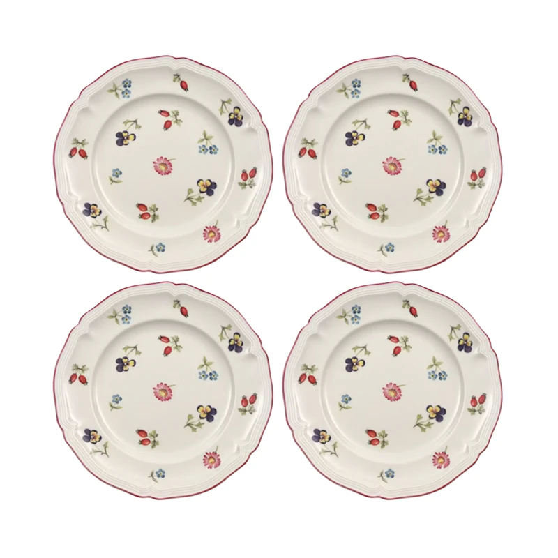 Petite Fleur Sidetallerken 17 cm 4-pk