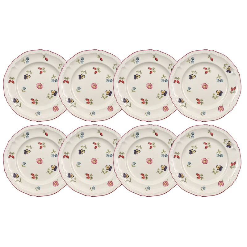 Petite Fleur Sidetallerken 17 cm 8-pk