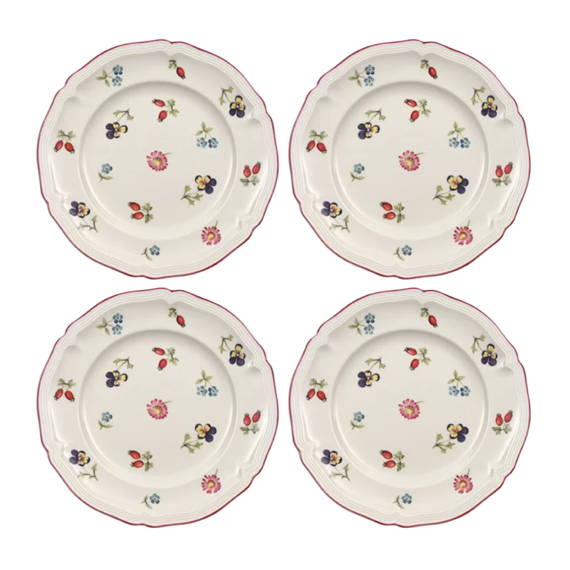 Petite Fleur Tallerken 21 cm 4-pk