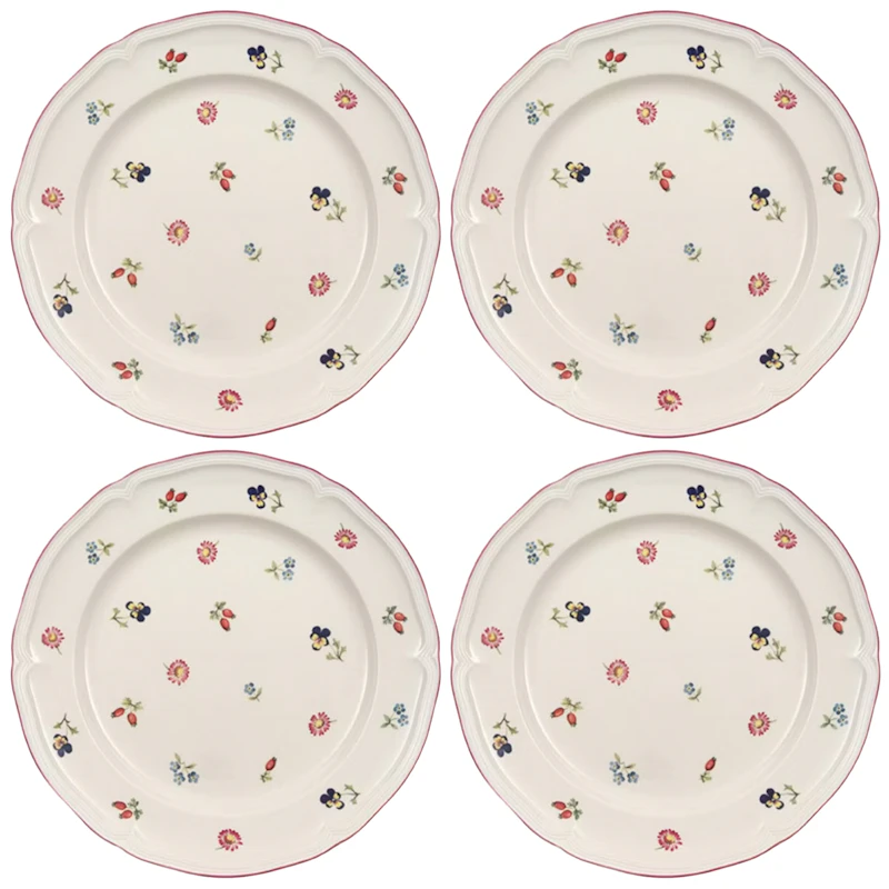 Petite Fleur Tallerken 26 cm 4-pk