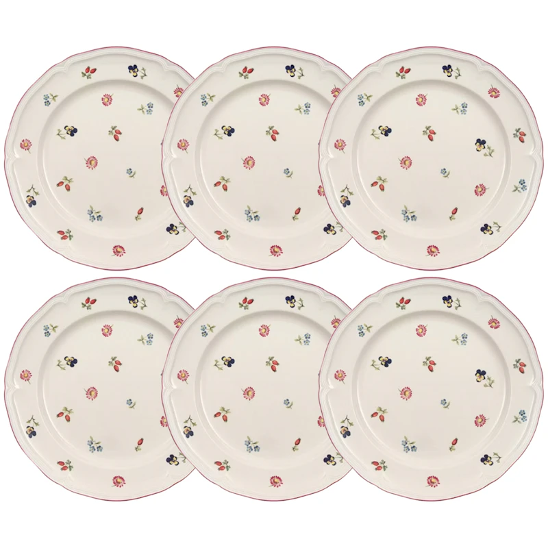 Petite Fleur Tallerken 26 cm 6-pk