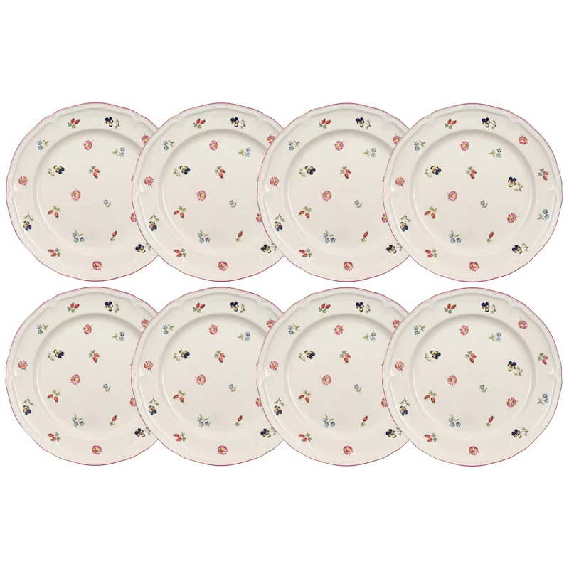 Petite Fleur Tallerken 26 cm 8-pk
