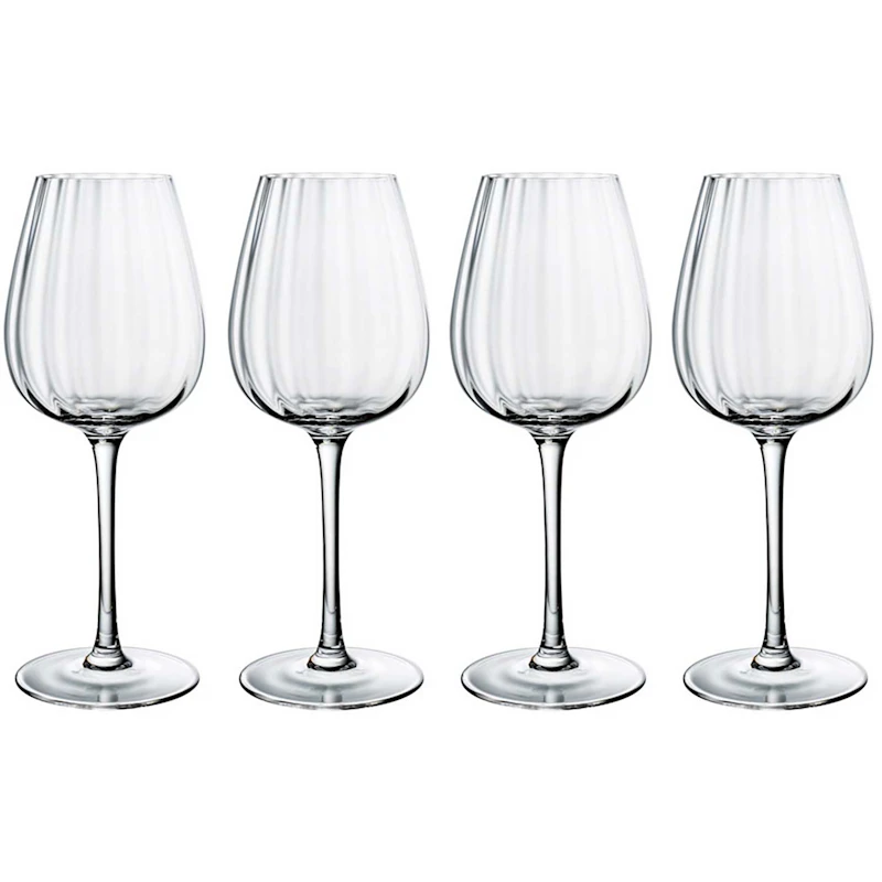 Rose Garden Hvitvinsglass 4-pk
