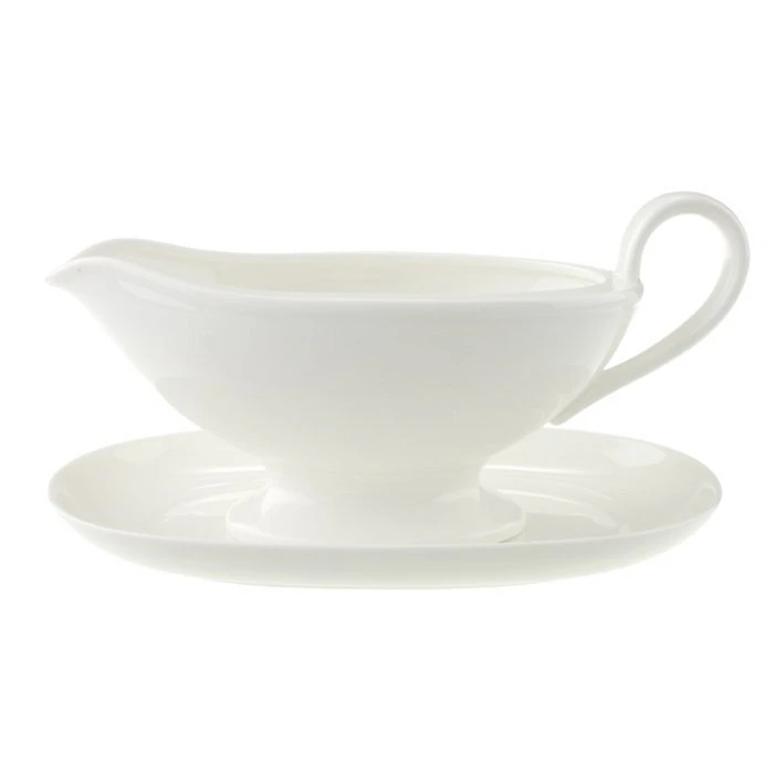 Villeroy & Boch Royal Sausesk&aring;l Med Fat 45 Cl -  Sausenebb & Sausekanner Benporselen Hvit - 1044123406