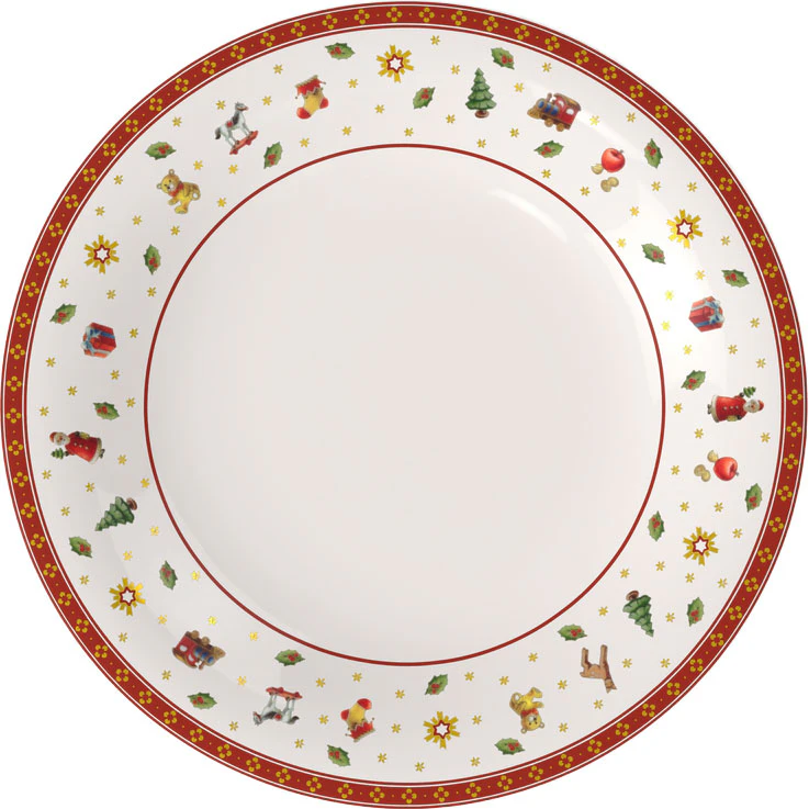 Villeroy & Boch Toy's Delight Suppetallerken 23 Cm - &Oslash;vrig juleborddekking Porselen Multi - 14-8643-2701