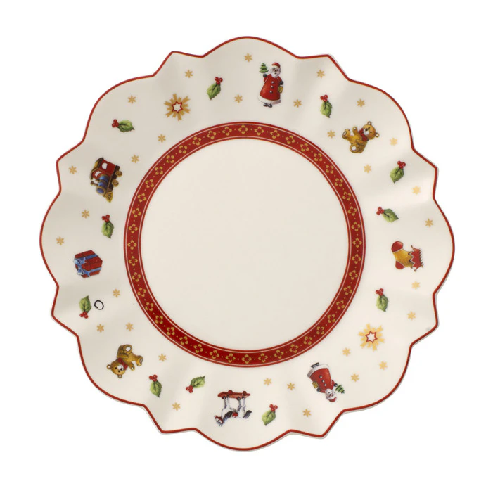 Villeroy & Boch Toy's Delight Br&oslash;dtallerken 17 Cm - Juletallerkener Porselen Hvit - 1485852662