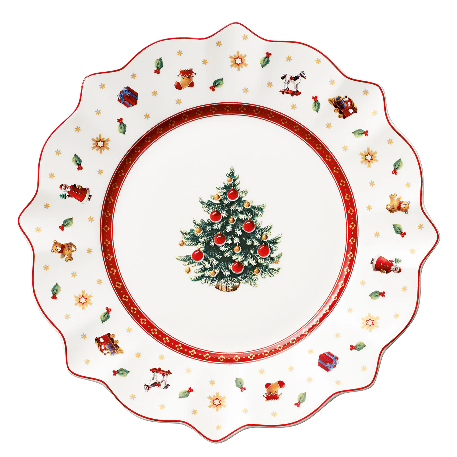 Villeroy & Boch Toy's Delight Frokosttallerken 24 Cm - Juletallerkener Porselen Hvit - 14-8585-2642