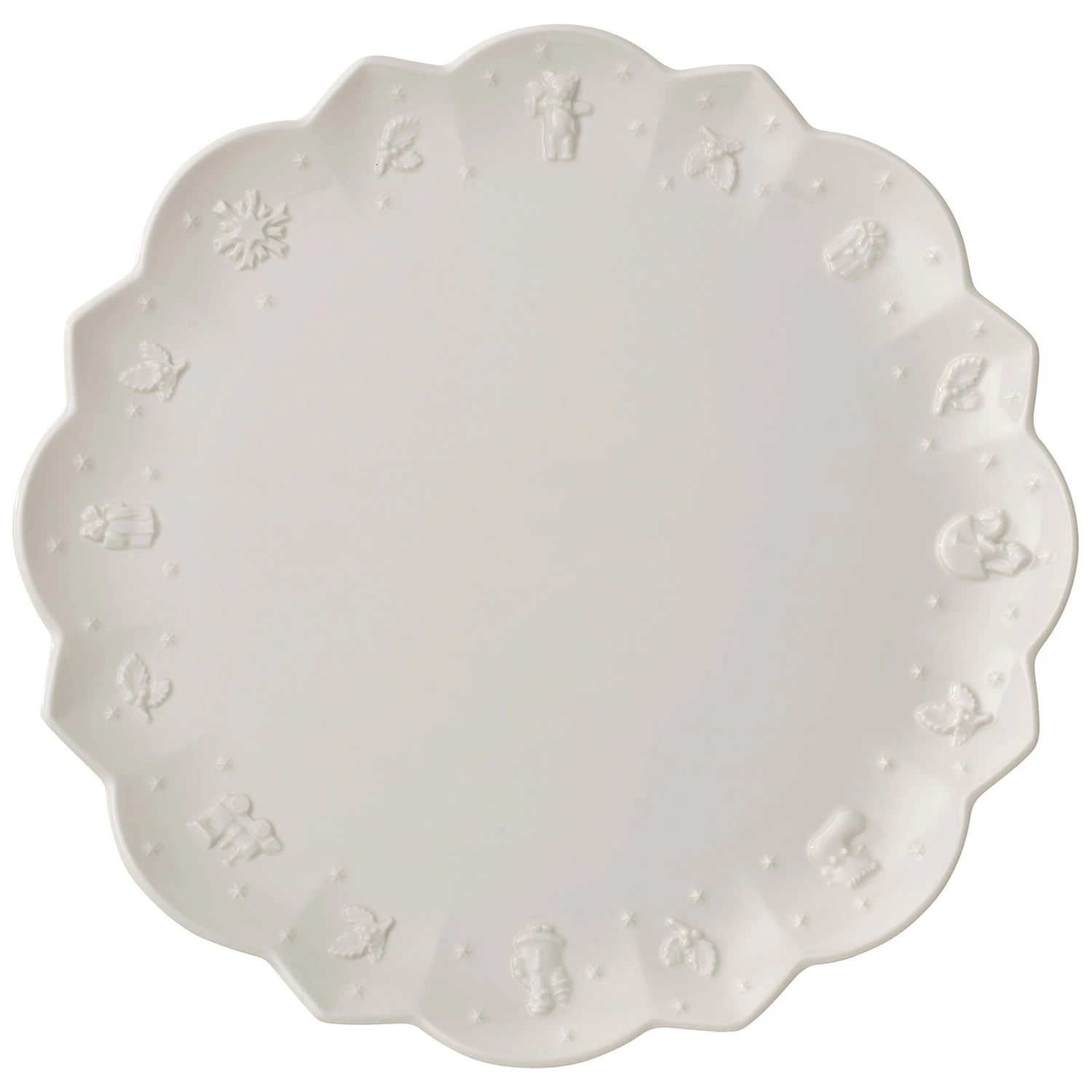 Villeroy & Boch Toy&rsquo;s Delight Royal Classic Dinner Plate 29,5 Cm - Juletallerkener Porselen Hvit - 14-8658-2620