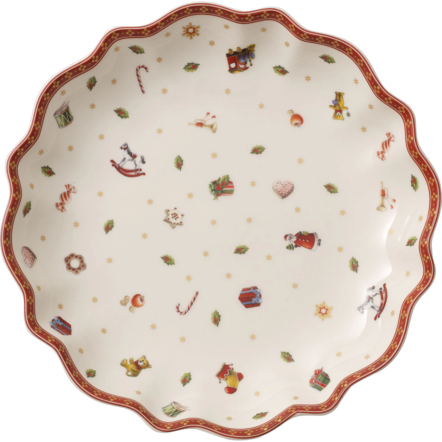 Villeroy & Boch Toy's Delight Serveringssk&aring;l 25x4x25 Cm - Julesk&aring;ler Porselen Hvit - 14-8585-3640