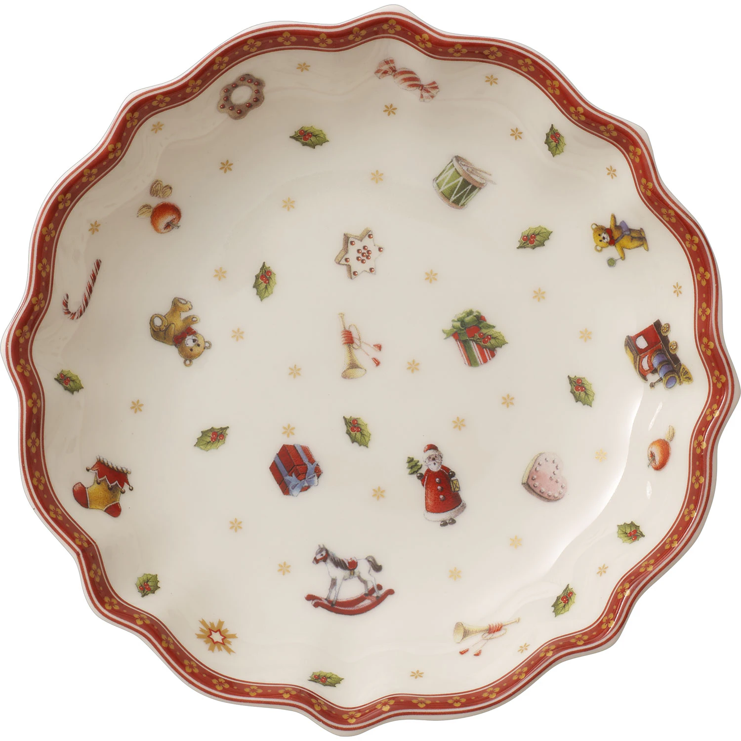 Villeroy & Boch Toy's Delight Serveringssk&aring;l 16x3.5x16 Cm - Julesk&aring;ler Porselen Hvit - 14-8585-3690