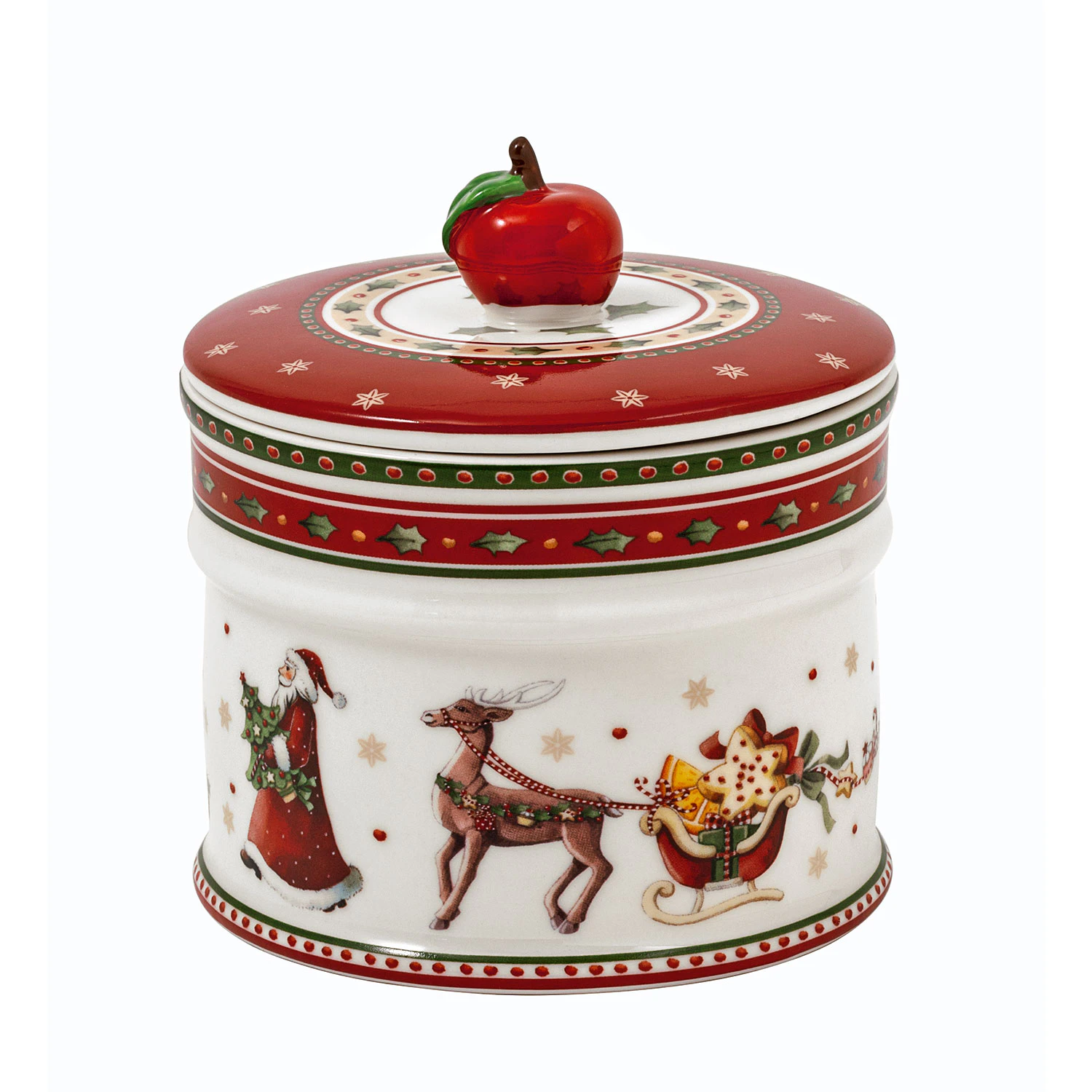 Villeroy & Boch Winter Bakery Delight Krukke Med Lokk - Oppbevaringsbokser & Lokk Porselen Hvit - 14-8612-4520