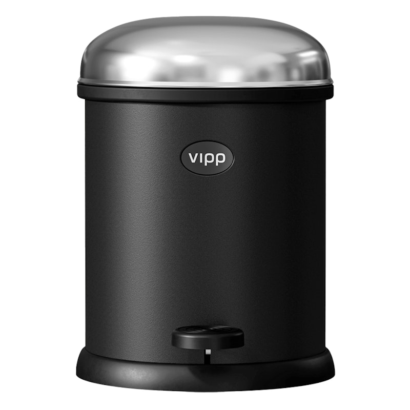 12 Pedalbøtte Sort, 3 L