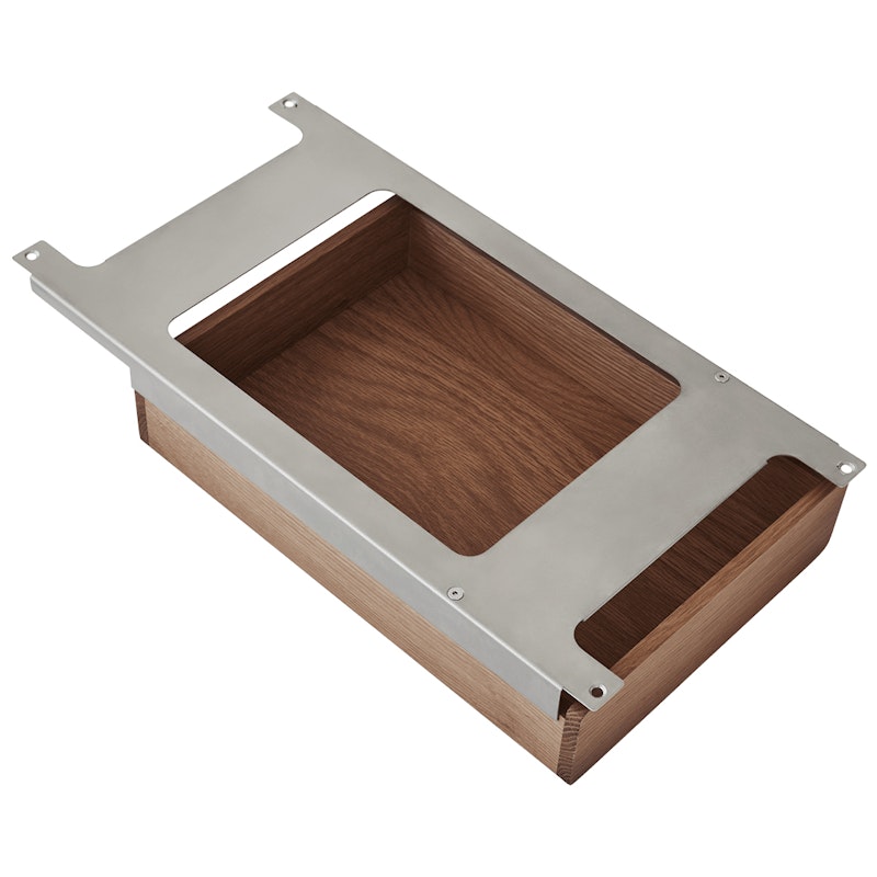 89D Skrivebordsskuff Til 430 Skrivebord, Mørk Eik