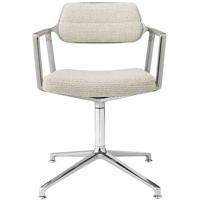 453 Svingstol Med Føtter, Wavy Off-white