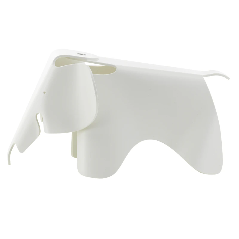 Eames Elephant Krakk Liten, Hvit