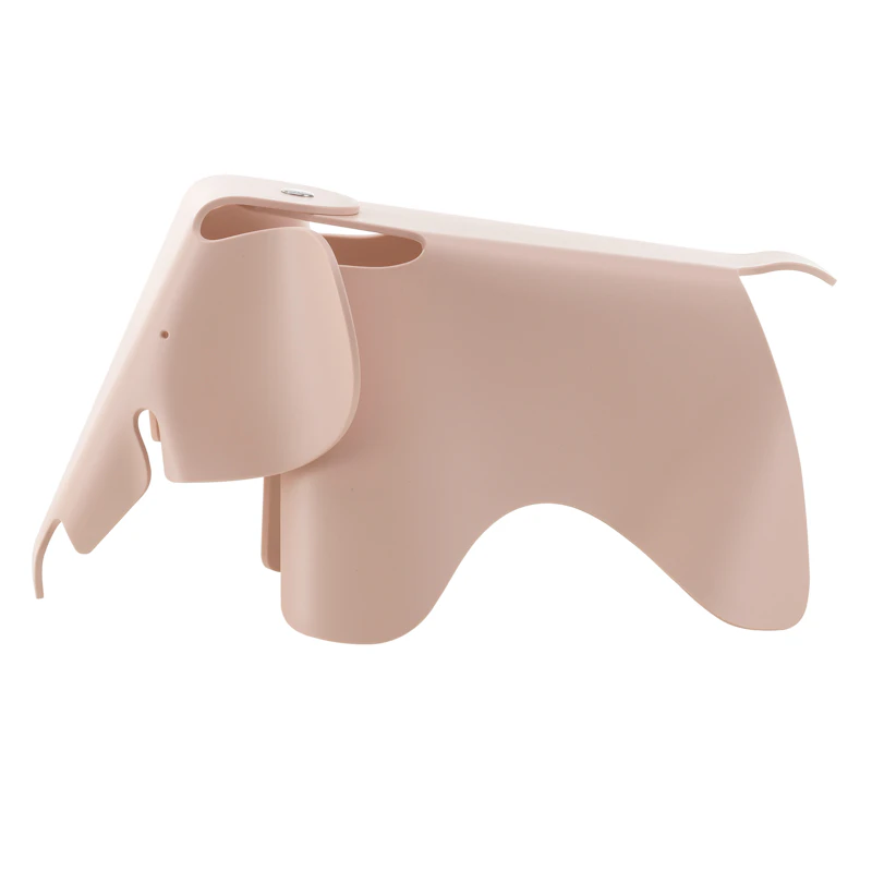 Eames Elephant Krakk Liten, Pale Rose