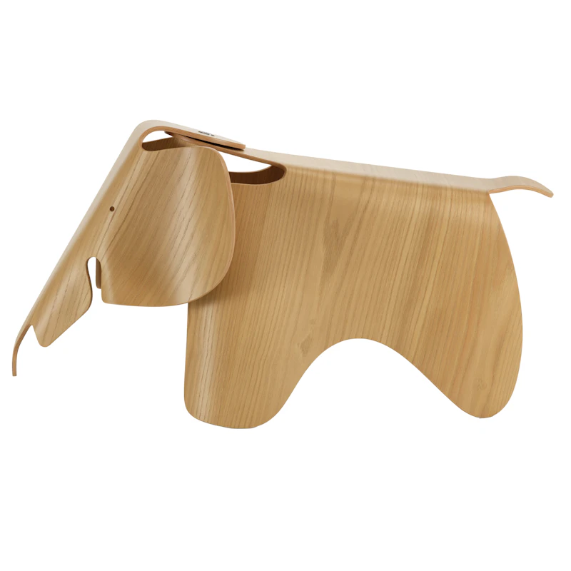 Eames Elephant Krakk Stor, Kryssfiner Kastanje