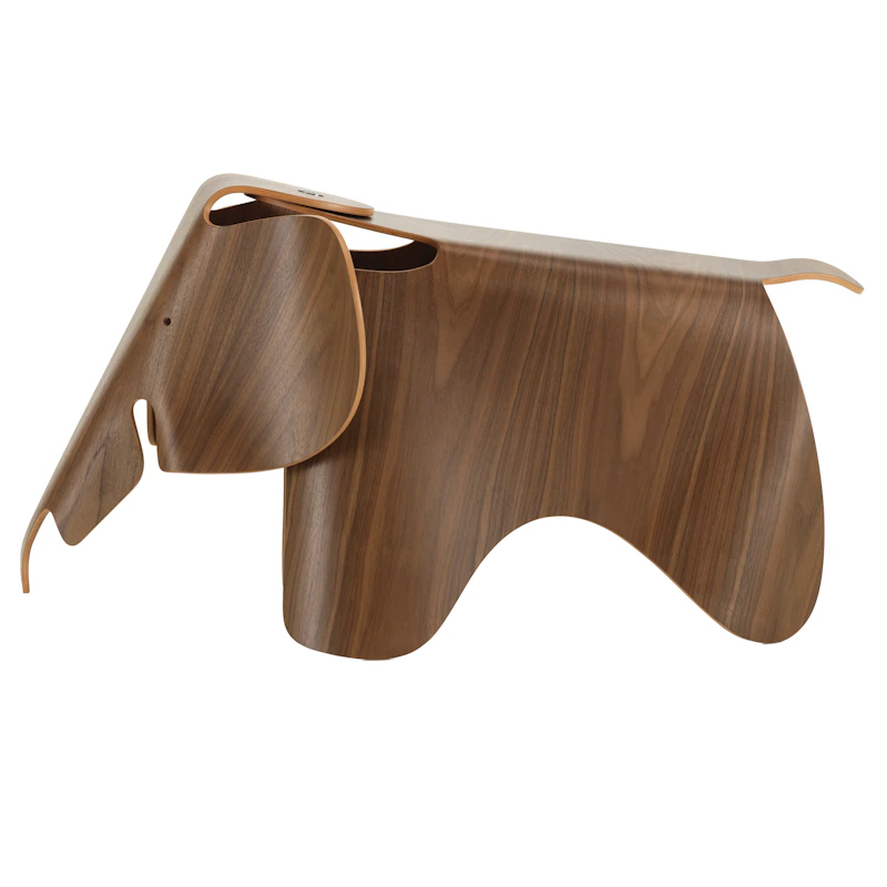Eames Elephant Krakk Stor, Kryssfiner Valnøtt