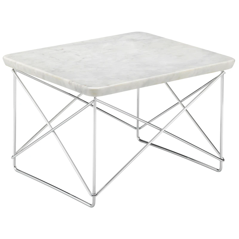 Occasional LTR Sidebord, Carraramarmor / Rustfritt Stål