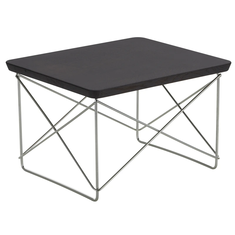 Occasional LTR Sidebord, Mørk Eik / Rustfritt Stål