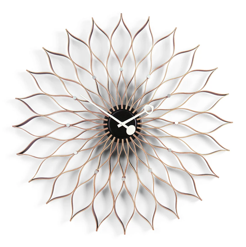 Sunflower Veggklokke, Bjørk / Sort