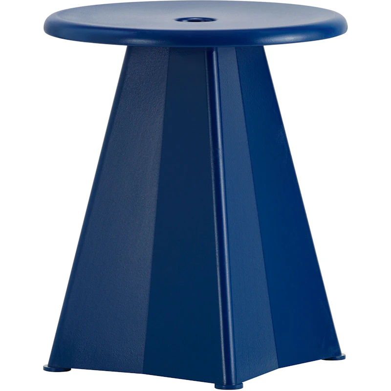 Tabouret Métallique Krakk, Prouvé Bleu Marcoule