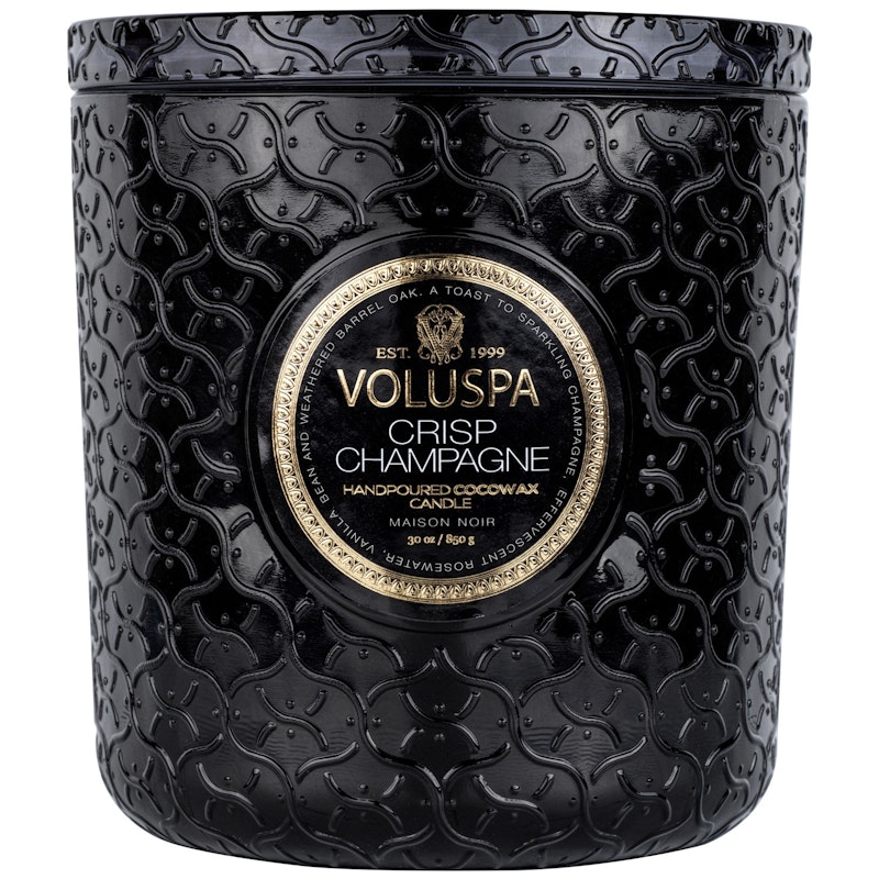 Maison Luxe Jar Duftlys, Crisp Champagne