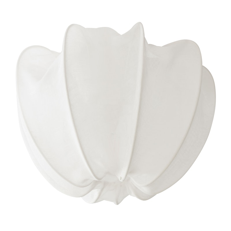 Anna Mini Flush Ceiling Light, Linen White