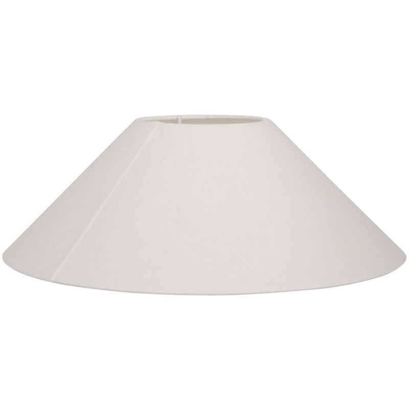 Basic Flat Lampeskjerm Hvit, 30 cm