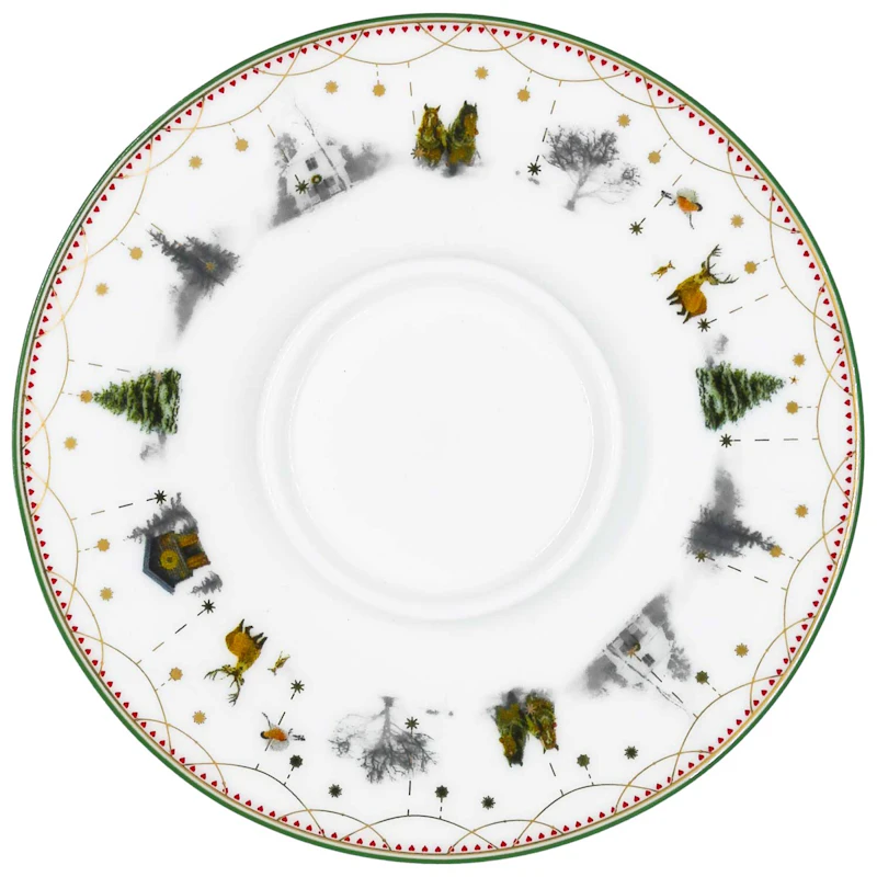 Julemorgen Story Lysestake, 14 cm