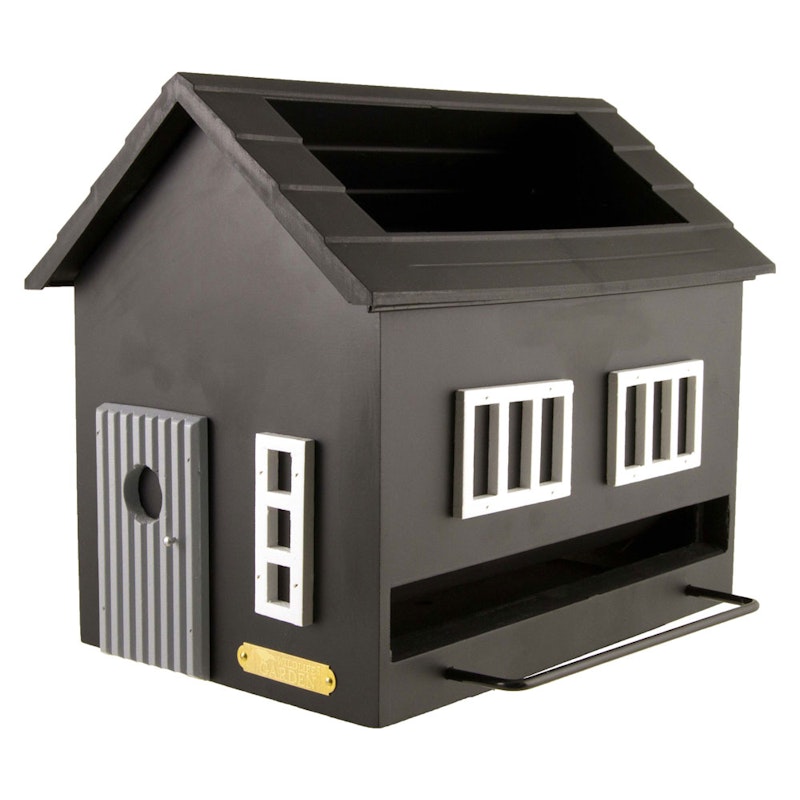 Fuglemater Med Bad, Sort Hus