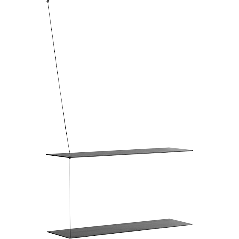 STEDGE Hylle 80cm, Sortmalt Eik