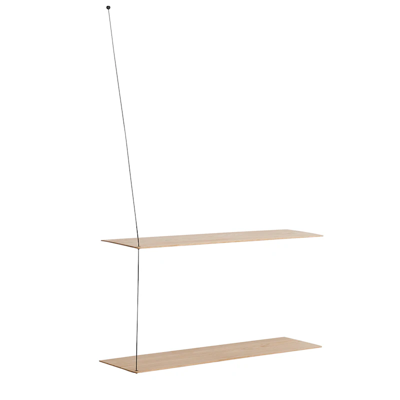 STEDGE Hylle 80cm, White Pigmented Oak