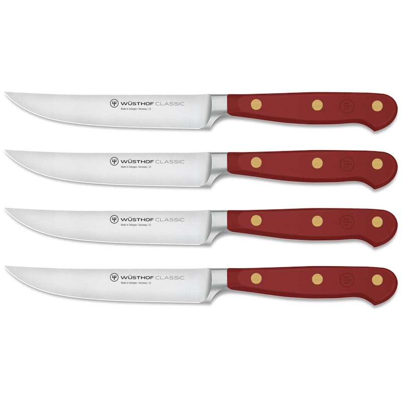 Classic Colour Biffkniver 4-pk, Tasty Sumac