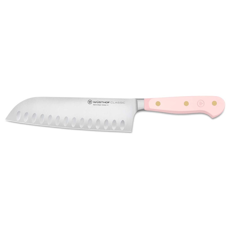 Classic Colour Santoku-Kniv 17 cm, Pink Himalayan Salt