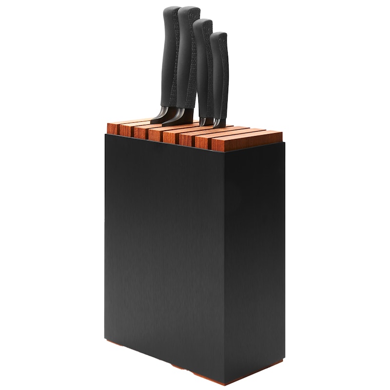 Performer Knivblokk Med 5 Kniver, Sort