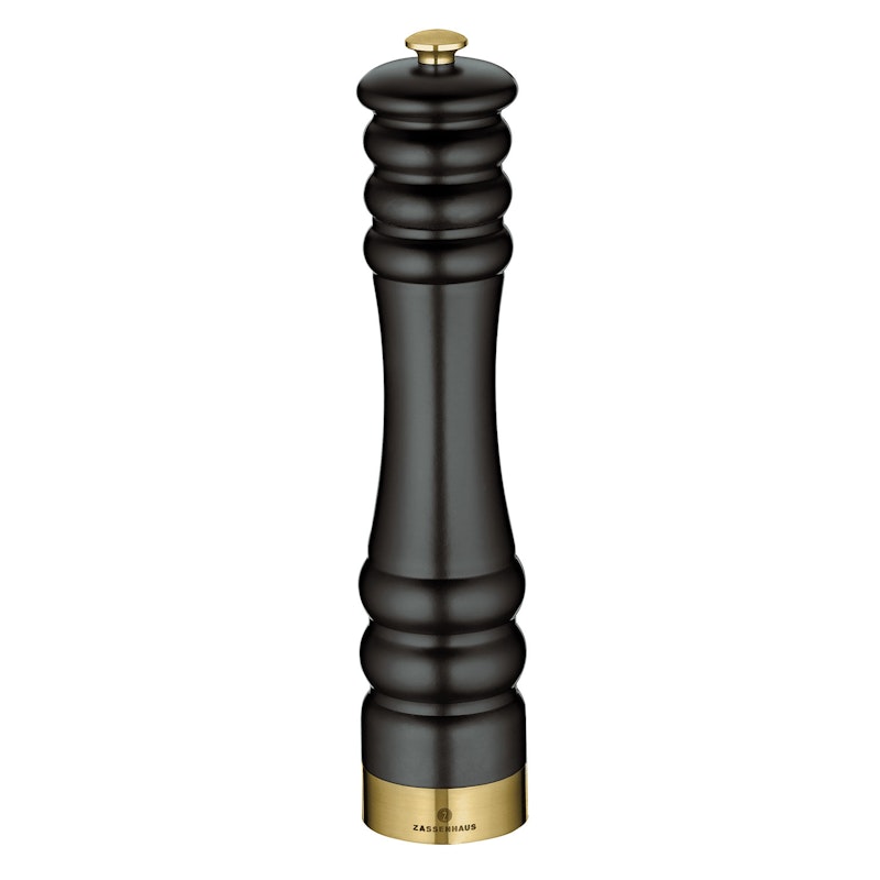 Munchen Pepperkvern Matt Sort/Gull, 25 cm
