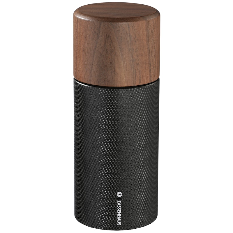 Pepperkvern 13 cm, Valnøtt / Aluminium