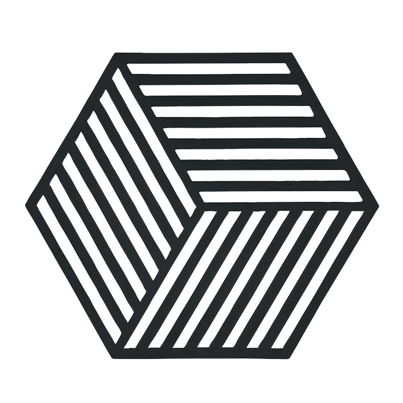 Hexagon Trivet Gryteunderlag Svart