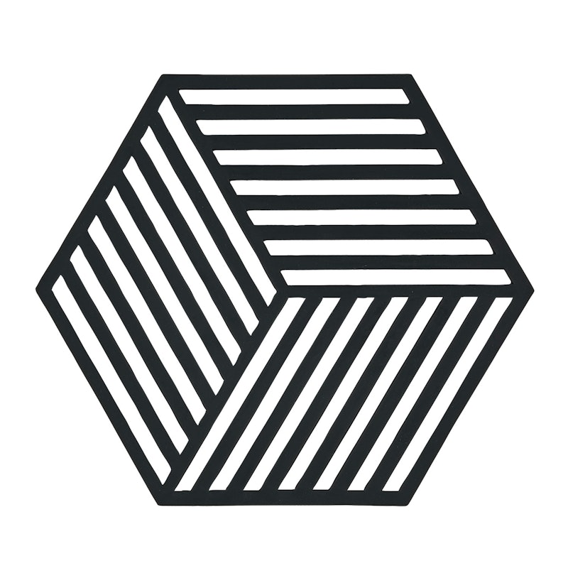 Hexagon Trivet Gryteunderlag Svart