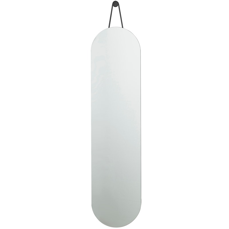 Väggspegel A-Wall Mirror 120x30 Black Speil Svart