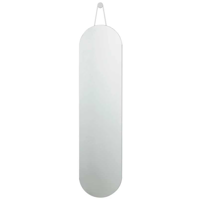 Väggspegel A-Wall Mirror 120x30 Black Speil Soft Grey