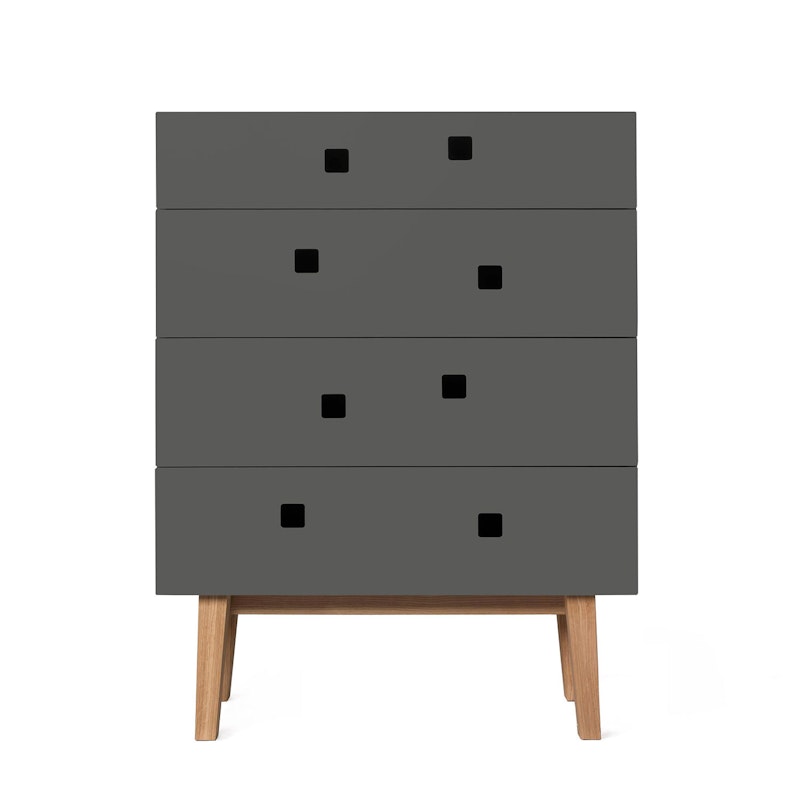 Peep B3 Kommode, Slate Grey/Eik Retro