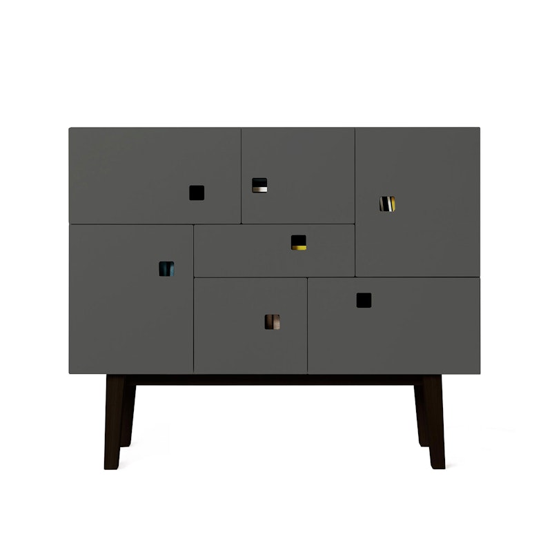 Peep C1 Multi-Purpose Skjenk, Slate Grey/Sort