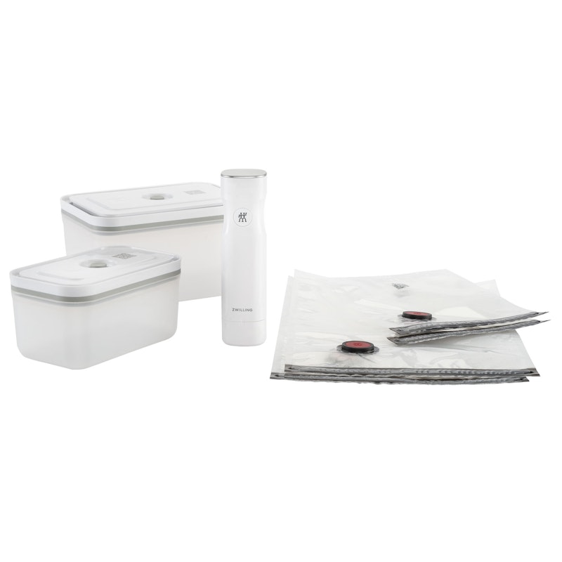 Fresh & Save Startsett med Vakuumpumpe / Poser / Beholdere I Plast, 7 Deler